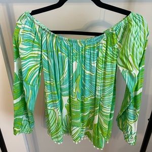 Lilly Pulitzer Enna Top in Fronds Place